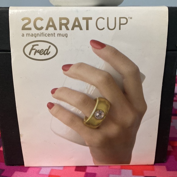 Other - 2 carat cup With Swarovski diamond crystal ring